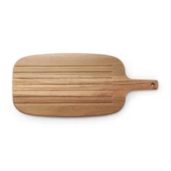 Online Acacia Double-Sided Cutting Board with Handle - Large Kitchen Utensils