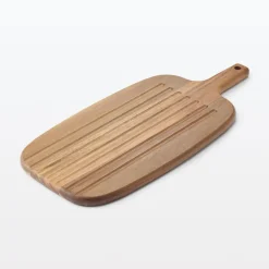 Online Acacia Double-Sided Cutting Board with Handle - Large Kitchen Utensils