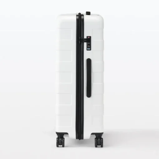Discount Adjustable Handle Hard Shell Suitcase 75L - White | Check-In Check-In