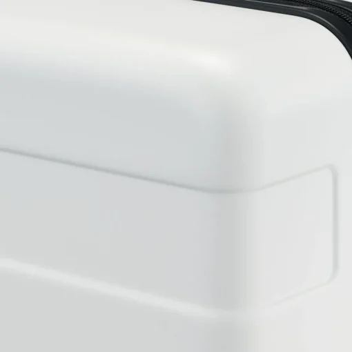 Discount Adjustable Handle Hard Shell Suitcase 75L - White | Check-In Check-In