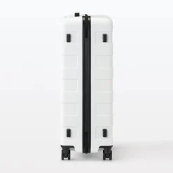 Discount Adjustable Handle Hard Shell Suitcase 75L - White | Check-In Check-In