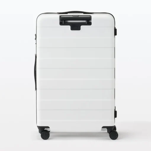 Discount Adjustable Handle Hard Shell Suitcase 75L - White | Check-In Check-In