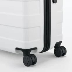 Discount Adjustable Handle Hard Shell Suitcase 75L - White | Check-In Check-In