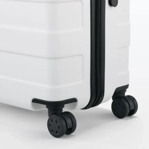 Discount Adjustable Handle Hard Shell Suitcase 75L - White | Check-In Check-In