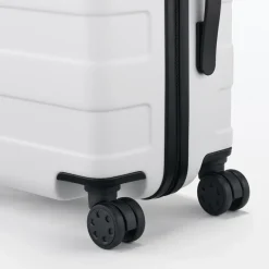 Best Adjustable Handle Hard Shell Suitcase 36L - White | Carry-On Carry-On