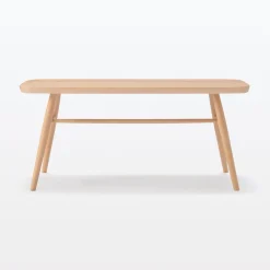 Online Beech Wood Bench with Round Legs Stools & Benches|Dining Chairs