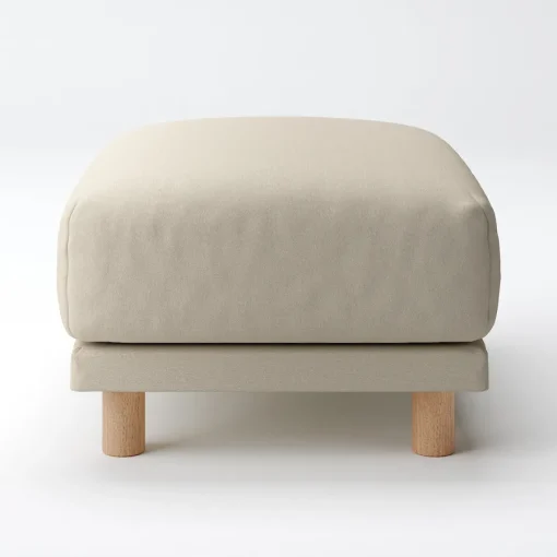 Sale Cotton Canvas Cover for Urethane Pocket Coil Sofa - Ottoman (Ottoman Sold Separately) Sofas