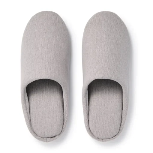 Clearance Cotton Plain Weave Insole Slippers Slippers