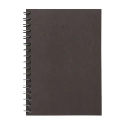Hot Dark Gray Double Ring Lined Notebook Notebooks