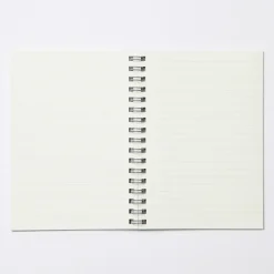 Hot Dark Gray Double Ring Lined Notebook Notebooks