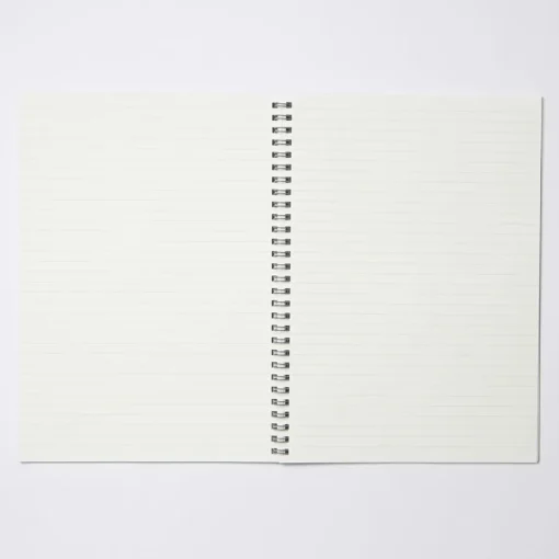 Hot Dark Gray Double Ring Lined Notebook Notebooks