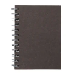Hot Dark Gray Double Ring Lined Notebook Notebooks