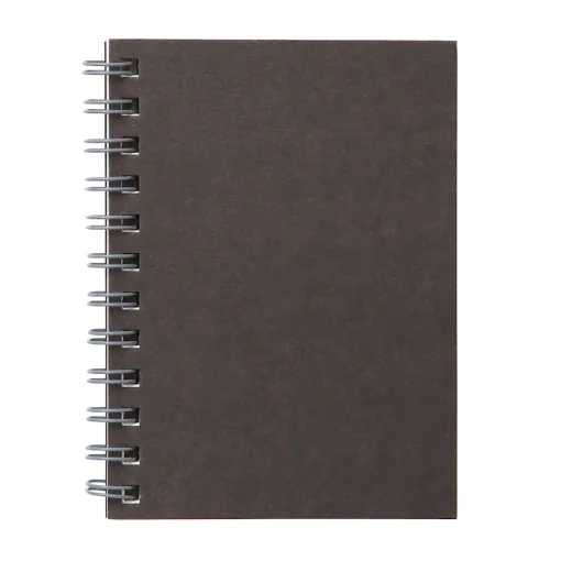 Hot Dark Gray Double Ring Lined Notebook Notebooks