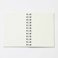 Hot Dark Gray Double Ring Lined Notebook Notebooks