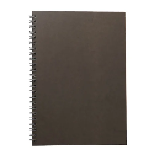 Hot Dark Gray Double Ring Lined Notebook Notebooks