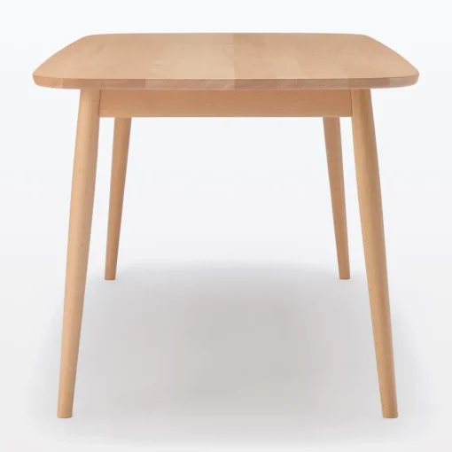 Sale [HD] Beech Wood Table with Round Legs - W 70.9" Dining Tables