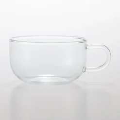 Outlet Heat Resistant Glass Tea Cup Glassware