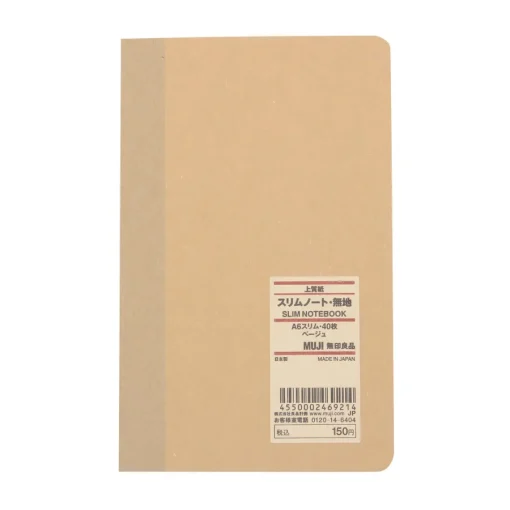Sale High Quality Paper Bind Slim Plain Notebook Notebooks