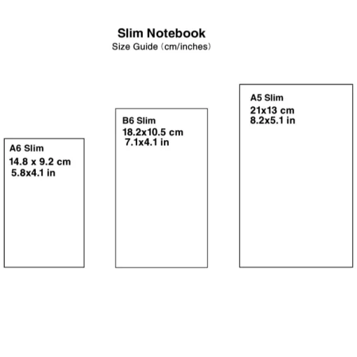 Sale High Quality Paper Bind Slim Plain Notebook Notebooks