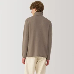 Online Labo Men's Natural Cashmere Turtleneck Sweater Sweaters & Cardigans