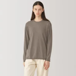 Best Labo Women's Natural Cashmere Crew Neck Sweater Women Sweaters & Cardigans