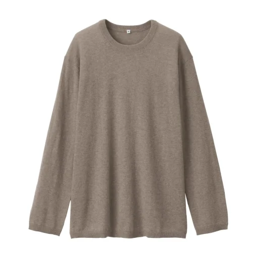 Best Labo Women's Natural Cashmere Crew Neck Sweater Women Sweaters & Cardigans