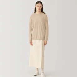 Best Labo Women's Natural Cashmere Crew Neck Sweater Women Sweaters & Cardigans