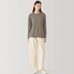 Best Labo Women's Natural Cashmere Crew Neck Sweater Women Sweaters & Cardigans