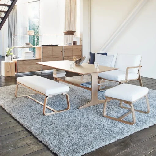Sale Living Dining Bench 1 - Oak (Cover Sold Separately) Stools & Benches|Lounge Chairs