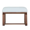 Outlet Living Dining Bench 2 - Walnut (Cover Sold Separately) Stools & Benches|Lounge Chairs