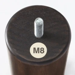 Online M8 Wooden Legs for Bed & Sofa - 4.7 Inch - Brown Sofas