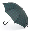 Online Markable Umbrella Dark Green Check Umbrellas