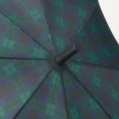 Online Markable Umbrella Dark Green Check Umbrellas