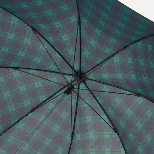 Online Markable Umbrella Dark Green Check Umbrellas
