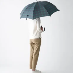 Online Markable Umbrella Dark Green Check Umbrellas