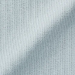 Sale Men's Breathable Seersucker Open Collar Short Sleeve Shirt Shirts & Polos