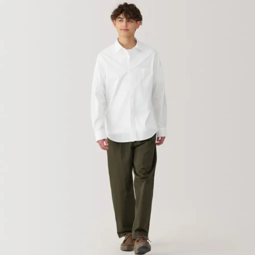 Outlet Men's Broadcloth Long Sleeve Shirt Shirts & Polos