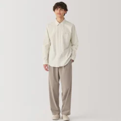 Online Men's Broadcloth Striped Long Sleeve Shirt Shirts & Polos