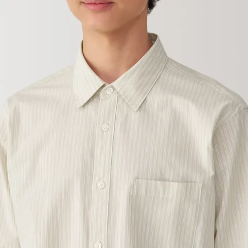 Online Men's Broadcloth Striped Long Sleeve Shirt Shirts & Polos