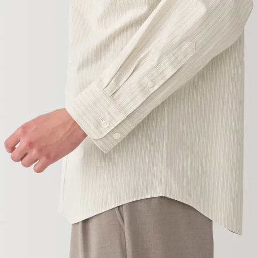 Online Men's Broadcloth Striped Long Sleeve Shirt Shirts & Polos