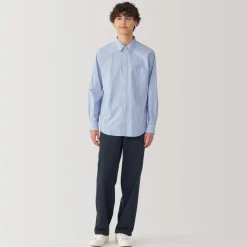 Online Men's Broadcloth Striped Long Sleeve Shirt Shirts & Polos