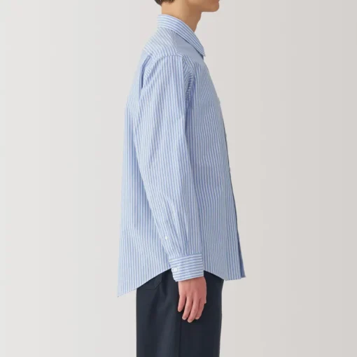 Online Men's Broadcloth Striped Long Sleeve Shirt Shirts & Polos
