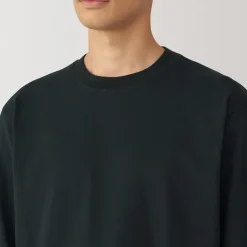Sale Men's Brushed Crew Neck Long Sleeve T-Shirt T-Shirts