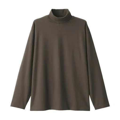 Fashion Men's Brushed Turtleneck Long Sleeve T-Shirt T-Shirts
