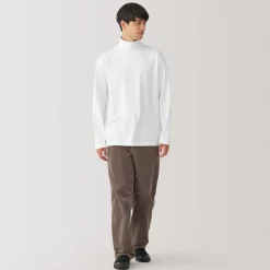 Fashion Men's Brushed Turtleneck Long Sleeve T-Shirt T-Shirts