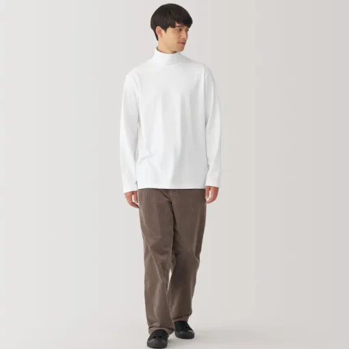 Fashion Men's Brushed Turtleneck Long Sleeve T-Shirt T-Shirts