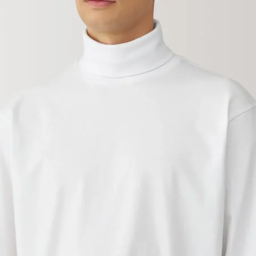 Fashion Men's Brushed Turtleneck Long Sleeve T-Shirt T-Shirts