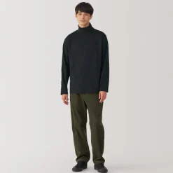 Fashion Men's Brushed Turtleneck Long Sleeve T-Shirt T-Shirts