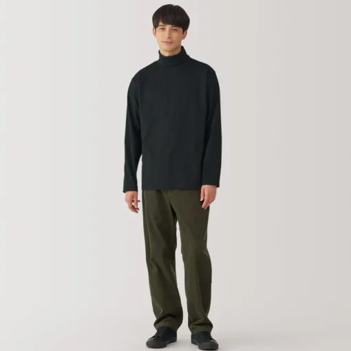 Fashion Men's Brushed Turtleneck Long Sleeve T-Shirt T-Shirts