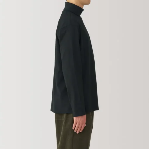 Fashion Men's Brushed Turtleneck Long Sleeve T-Shirt T-Shirts